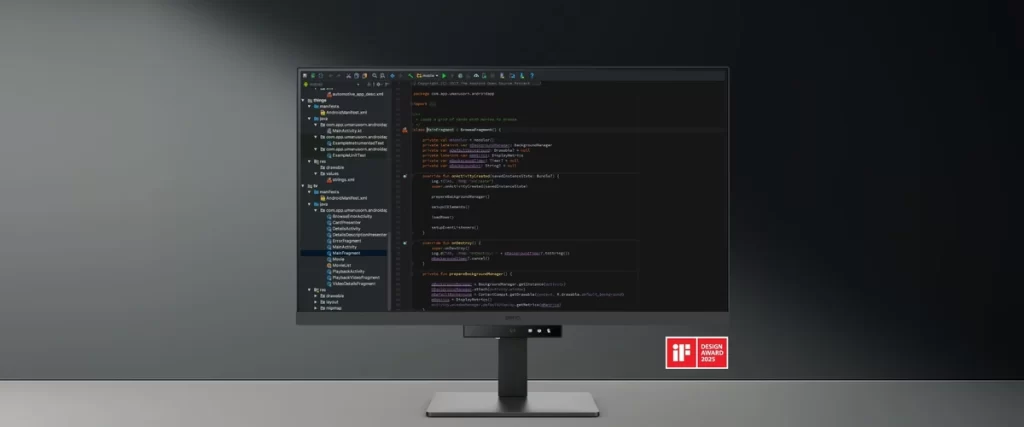 BenQ RD320U Programming Monitor - 31.5 inch, 4K UHD (3840x2160) 16:9, HDR10 VESA DisplayHDR 400, IPS 60Hz, USB‑C 90W 32 rd320u id m if