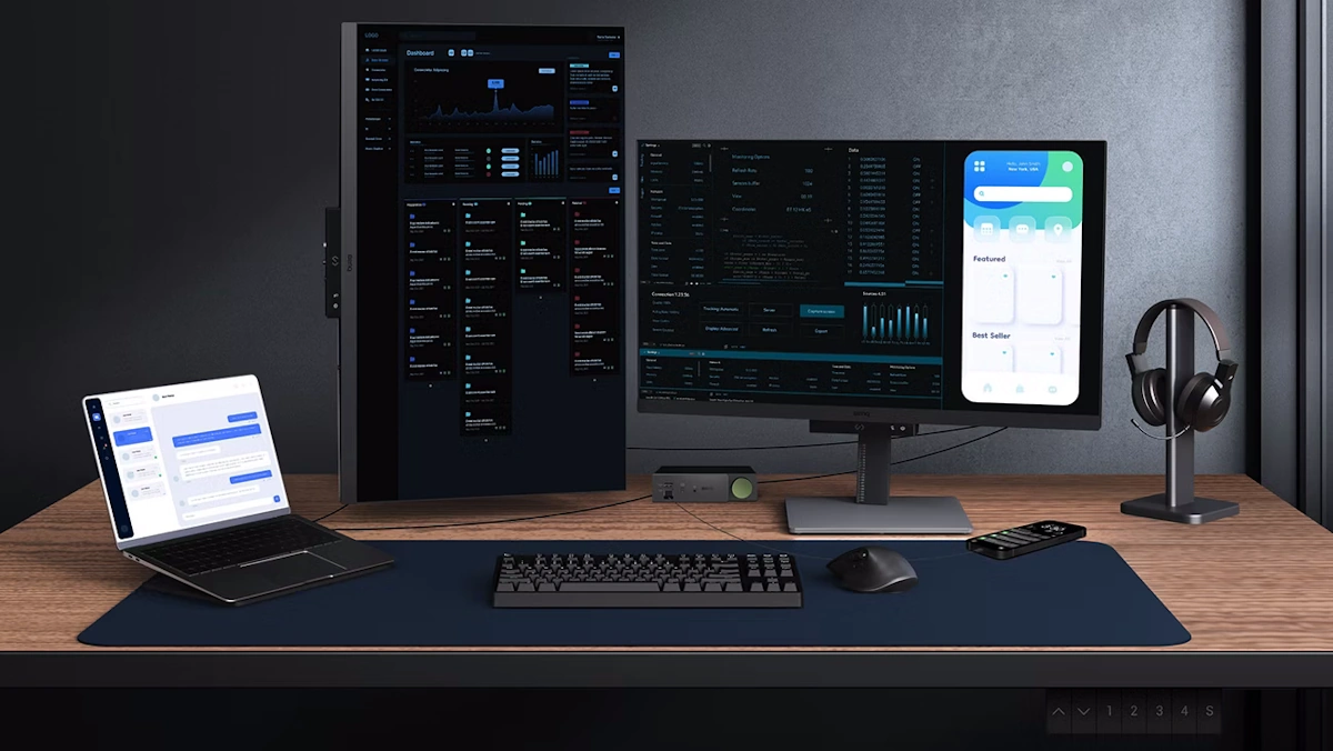 BenQ RD320U Programming Monitor - 31.5 inch, 4K UHD (3840x2160) 16:9, HDR10 VESA DisplayHDR 400, IPS 60Hz, USB‑C 90W 48 RD Fine Coated