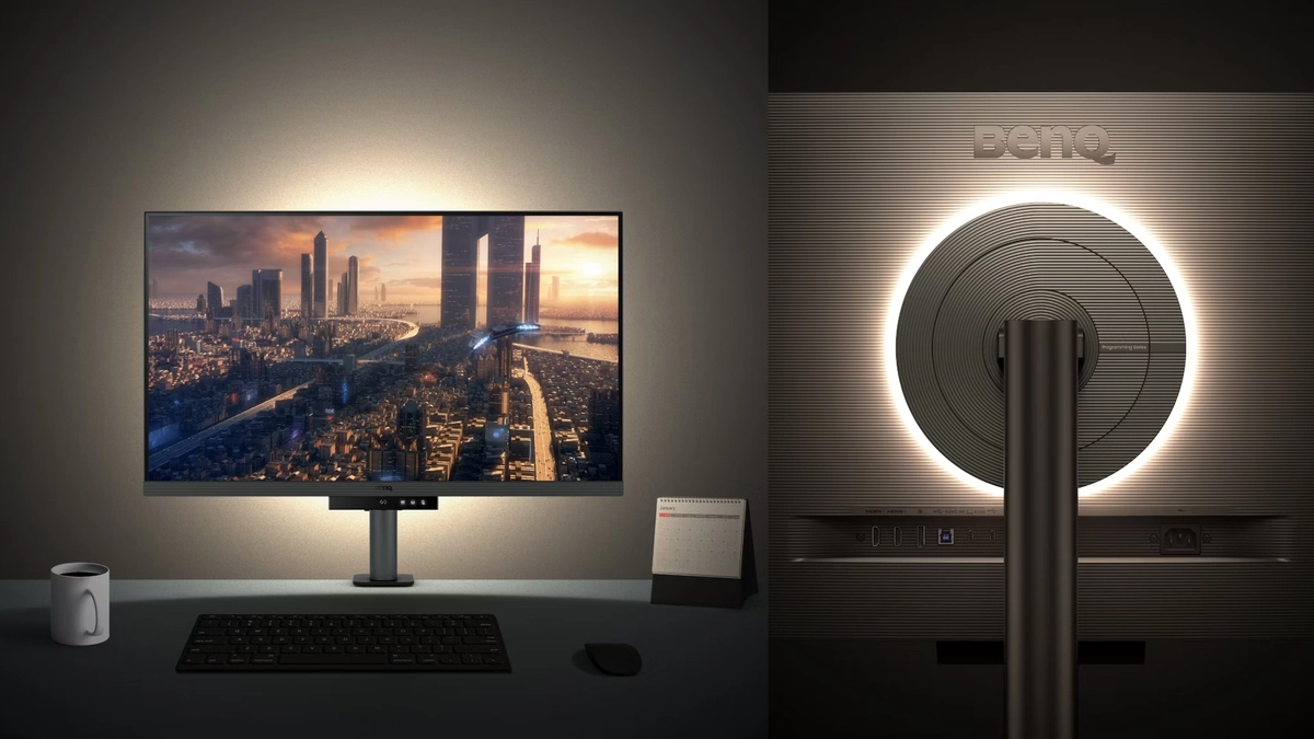 BenQ RD320U Programming Monitor - 31.5 inch, 4K UHD (3840x2160) 16:9, HDR10 VESA DisplayHDR 400, IPS 60Hz, USB‑C 90W 53 RD Fine Coated