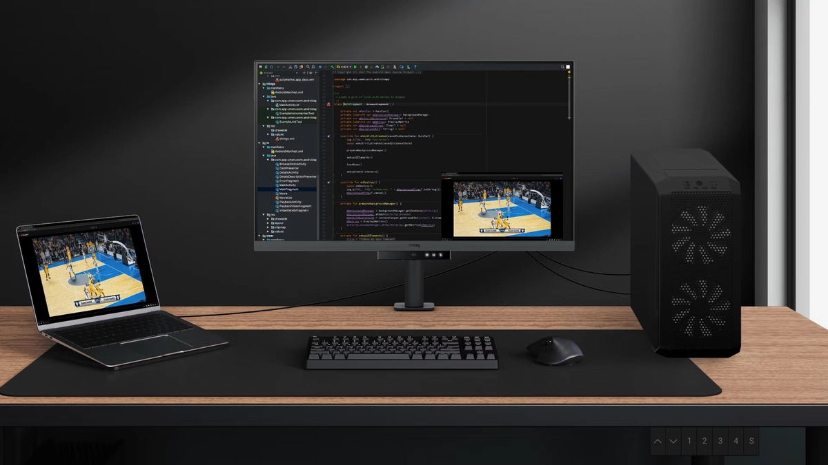 BenQ RD320U Programming Monitor - 31.5 inch, 4K UHD (3840x2160) 16:9, HDR10 VESA DisplayHDR 400, IPS 60Hz, USB‑C 90W 50 RD Fine Coated