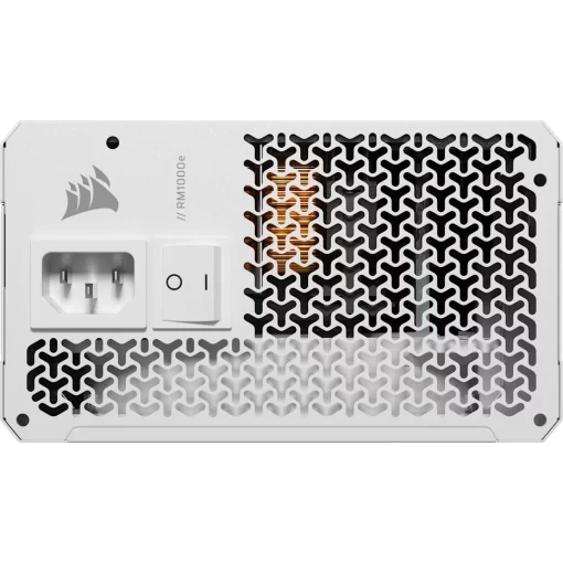 CORSAIR RMe Series RM1000e White ATX 3.1 PCIe 5.1 (2025) Fully Modular PSU - 12V‑2×6 (GPU), 1000 Watt, 80 plus Gold, Low-Noise