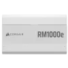 CORSAIR RMe Series RM1000e White ATX 3.1 PCIe 5.1 (2025) Fully Modular PSU - 12V‑2×6 (GPU), 1000 Watt, 80 plus Gold, Low-Noise