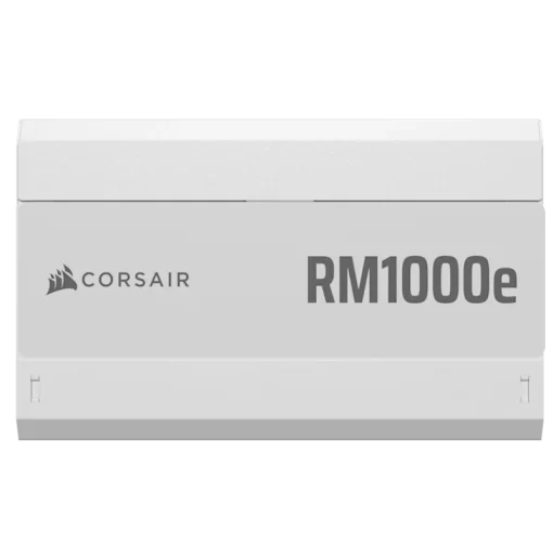 CORSAIR RMe Series RM1000e White ATX 3.1 PCIe 5.1 (2025) Fully Modular PSU - 12V‑2×6 (GPU), 1000 Watt, 80 plus Gold, Low-Noise