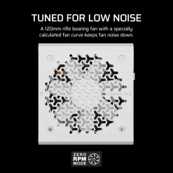 CORSAIR RMe Series RM850e White ATX 3.1 PCIe 5.1 (2025) Fully Modular PSU - 12V‑2×6 (GPU), 850 Watt, 80 plus Gold, Low-Noise 16 rm850e wht 04