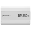 CORSAIR RMe Series RM850e White ATX 3.1 PCIe 5.1 (2025) Fully Modular PSU - 12V‑2×6 (GPU), 850 Watt, 80 plus Gold, Low-Noise