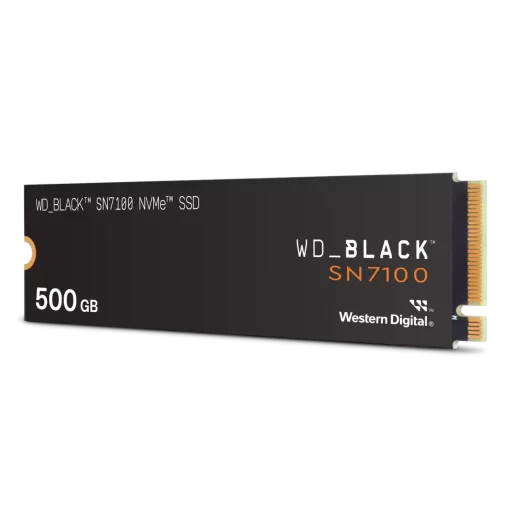 Western Digital WD_BLACK SN7100 500GB (WDS500G4X0E) SSD - M.2 NVMe, PCIe Gen4 x4