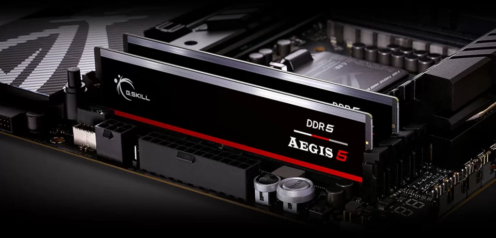 G.Skill Aegis 5 16GB (1x16GB) DDR5 Memory Kit - Black, 5200MHz CL40 (F5-5200J4040A16GX1-IS) 10 01 aegis 5 main banner