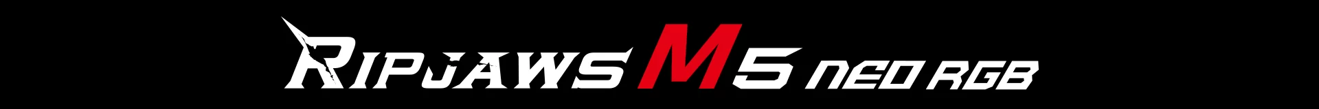 G.Skill Ripjaws M5 Neo RGB Black 32GB (2x16GB) DDR5 Memory Kit - 6000MHz CL36 (F5-6000J3636F16GX2-RM5NRK) 13 02 ripjaws m5 neo rgb logo en