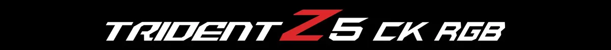 G.Skill Trident Z5 CK RGB Black 48GB (2x24GB) DDR5 Memory Kit - Intel XMP, 8400MHz CL40 (F5-8400C4052G24GX2-TZ5CRK) 17 02 trident z5 ck rgb logo eng