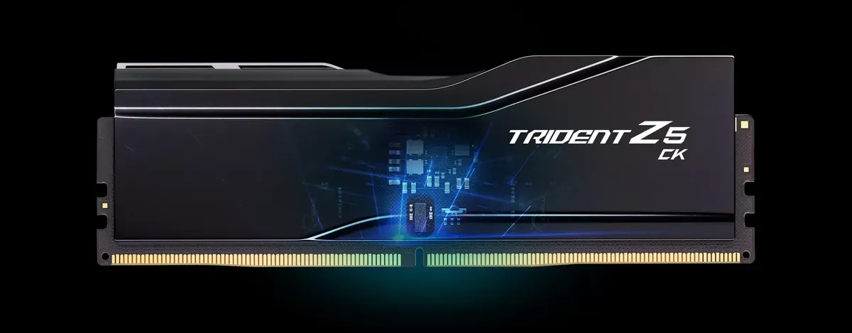 G.Skill Trident Z5 CK Black 48GB (2x24GB) DDR5 Memory Kit - Intel XMP, 8200MHz CL40 (F5-8200C4052G24GX2-TZ5CK) 20 03 trident z5 ck built in clock driver ckd