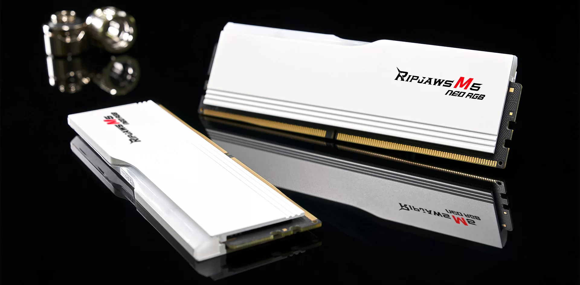 G.Skill Ripjaws M5 Neo RGB Black 32GB (2x16GB) DDR5 Memory Kit - 6000MHz CL36 (F5-6000J3636F16GX2-RM5NRK) 15 04 ripjaws m5 neo rgb experience ddr5 in style