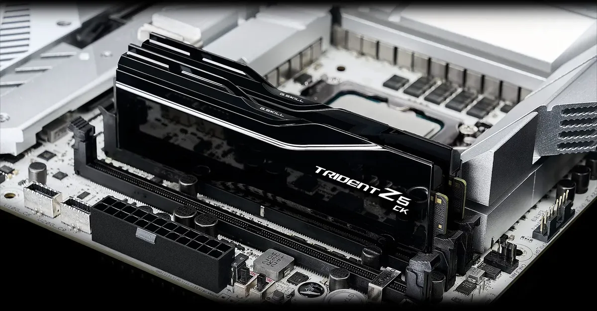G.Skill Trident Z5 CK Black 48GB (2x24GB) DDR5 Memory Kit - Intel XMP, 8200MHz CL40 (F5-8200C4052G24GX2-TZ5CK) 24 07 trident z5 ck engineered for exceptional