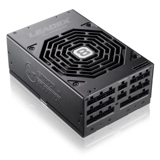 Super Flower Leadex Platinum 2000W PCIe5.0 (SF-2000F14HP) PSU - 2000W, Black, 80 Plus Platinum, Full Modular, 140mm Two-ball bearing fan
