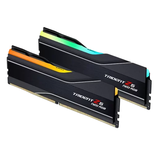 G.Skill Trident Z5 Neo RGB Black 32GB (2x16GB) DDR5 Memory Kit - 6400MHz CL32 (F5-6400J3239G16GX2-TZ5NR)
