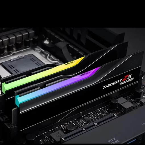 G.Skill Trident Z5 Neo RGB Black 32GB (2x16GB) DDR5 Memory Kit - 6400MHz CL32 (F5-6400J3239G16GX2-TZ5NR)