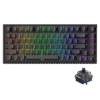 AKKO TAC75 Black HE Astrolink Magnetic Switch Gaming Keyboard - 75%, 8K Hz Polling Rate, ARGB, Cherry profile PBT Side-Printed Keycaps