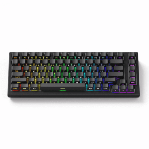 AKKO TAC75 Black HE Astrolink Magnetic Switch Gaming Keyboard - 75%, 8K Hz Polling Rate, ARGB, Cherry profile PBT Side-Printed Keycaps