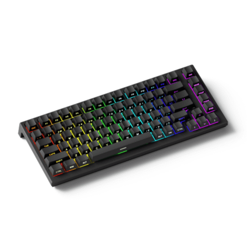 AKKO TAC75 Black HE Astrolink Magnetic Switch Gaming Keyboard - 75%, 8K Hz Polling Rate, ARGB, Cherry profile PBT Side-Printed Keycaps