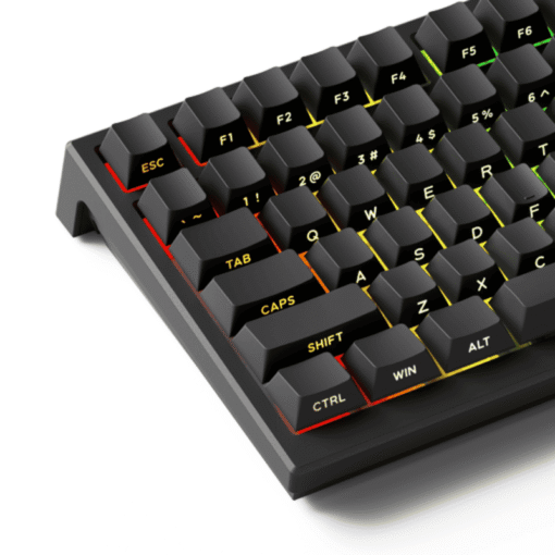 AKKO TAC75 Black HE Astrolink Magnetic Switch Gaming Keyboard - 75%, 8K Hz Polling Rate, ARGB, Cherry profile PBT Side-Printed Keycaps