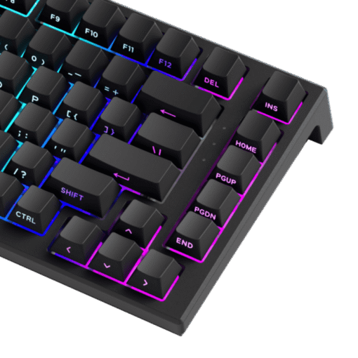 AKKO TAC75 Black HE Astrolink Magnetic Switch Gaming Keyboard - 75%, 8K Hz Polling Rate, ARGB, Cherry profile PBT Side-Printed Keycaps