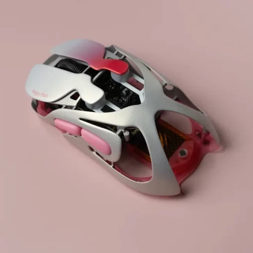 ANGRY MIAO AM Infinity Gaming Mouse - 49g, Full Metal, Dual 8K+3950