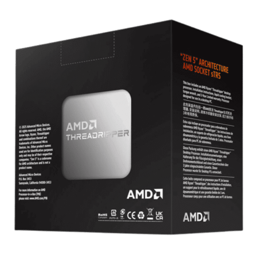 AMD Threadripper 9960X Processor - 24C48T, 4.2GHz Up to 5.4GHz, 152MB Cache, Zen 5 Shimada Peak sTR5, PCIe 5.0, 350W TDP, Discrete Graphics Card Required