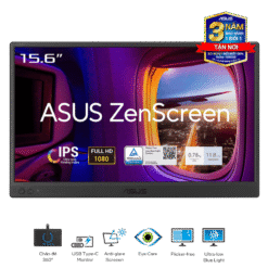 ASUS ZenScreen MB169CK Portable Monitor - 15.6", Full-HD 60Hz 5ms, IPS, Eye Care, Blue Light Filter, Dual USB-C, Mini-HDMI