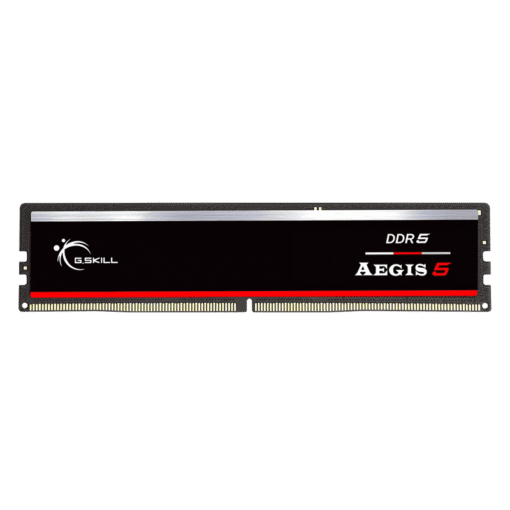 G.Skill Aegis 5  16GB (1x16GB) DDR5 Memory Kit - Black, 5200MHz CL40 (F5-5200J4040A16GX1-IS)