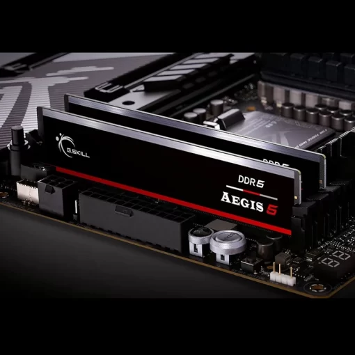 G.Skill Aegis 5  16GB (1x16GB) DDR5 Memory Kit - Black, 5200MHz CL40 (F5-5200J4040A16GX1-IS)