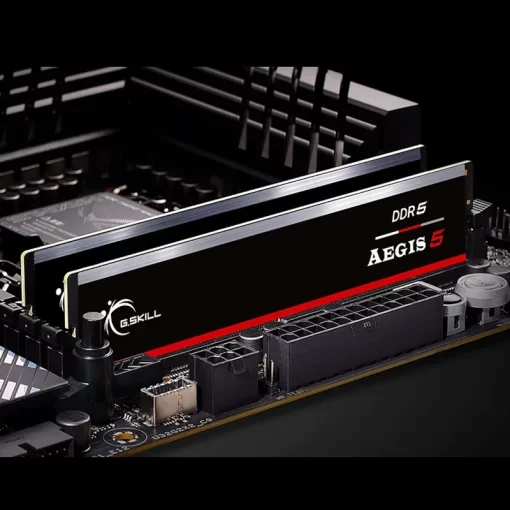 G.Skill Aegis 5  16GB (1x16GB) DDR5 Memory Kit - Black, 5200MHz CL40 (F5-5200J4040A16GX1-IS)