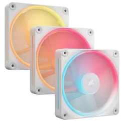 CORSAIR iCUE LINK LX120-R RGB White 120mm PWM Reverse Fans Starter Kit Fans - 120mm 2400RPM Static Pressure RGB Fan