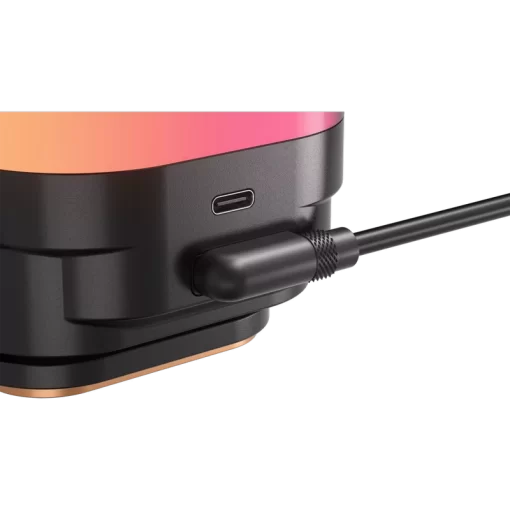 CORSAIR iCUE LINK TITAN 360 RX LCD AIO Liquid CPU Cooler (CW-9061023-WW) - Black, 360mm radiator, 2.1" (480x480) IPS Dispaly, iCUE LINK System Hub included