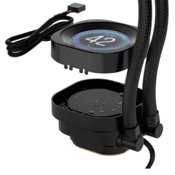 CORSAIR NAUTILUS 240 RS LCD Black AIO Liquid CPU Cooler (CW-9061031-WW) - 2.1" IPS LCD screen, 240mm radiator, 2x RS120 fans 10 CW 9061031 WW pic 1