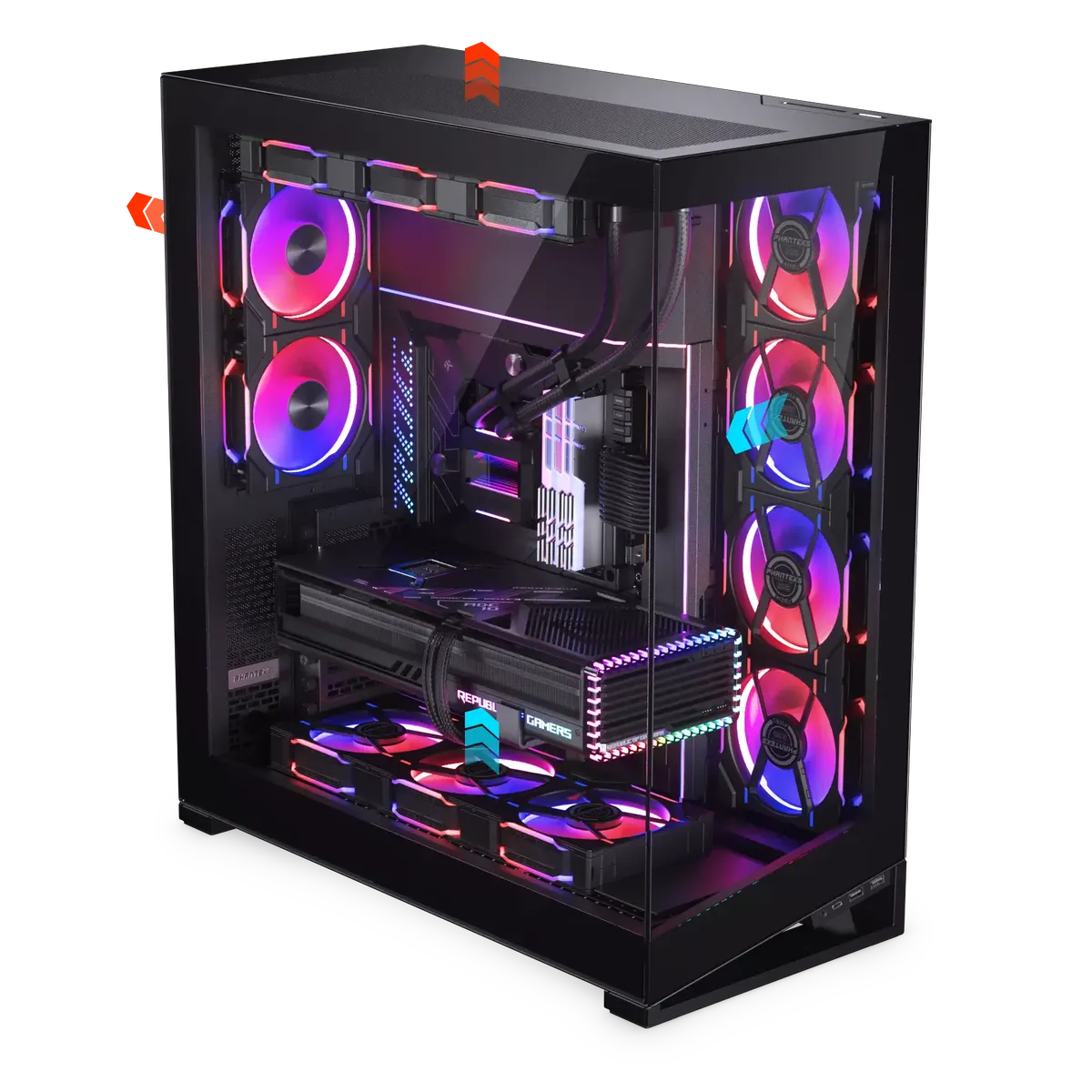 D30 Chassis Black Reverse Airflow 01