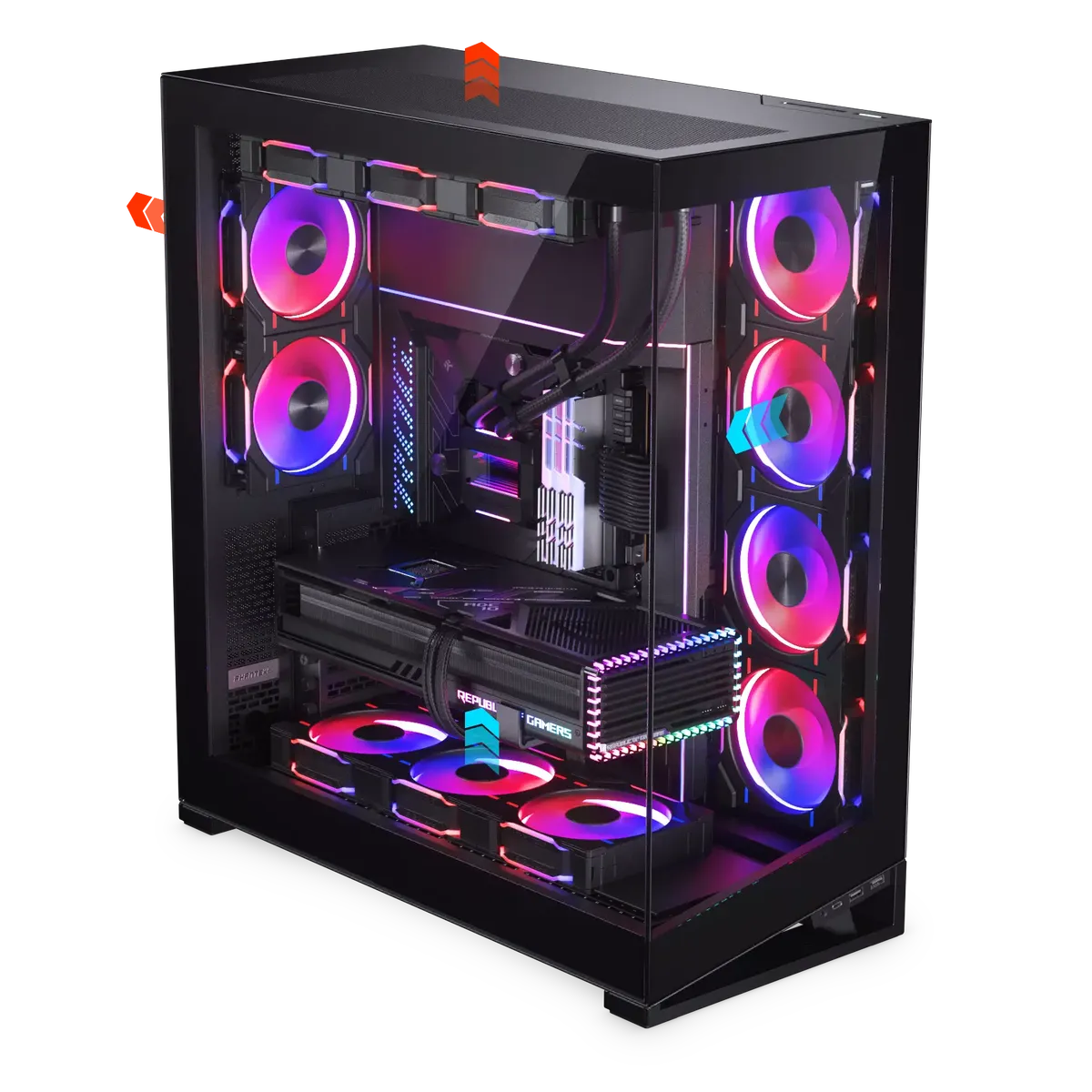 D30 Chassis Black Reverse Airflow 02