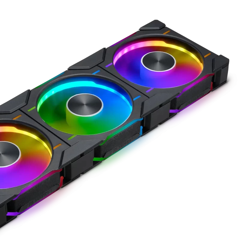 Phanteks D30-120 DRGB 3 Pack Fans - 3x 120mm Fluid Dynamic Bearing Fan 39 D30 D RGB Black