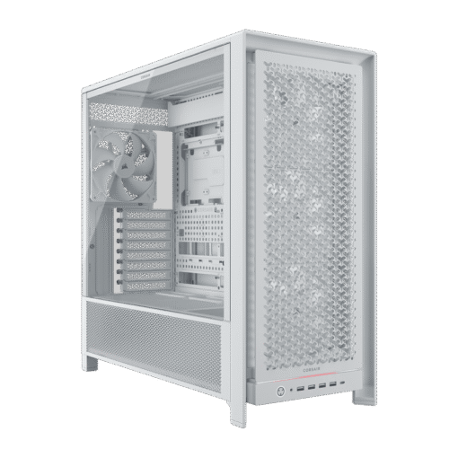 CORSAIR FRAME 5000D RS White Modular Mid Tower PC Case - Tempered Glass, 4x RS140 fans