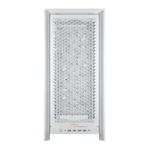 CORSAIR FRAME 5000D RS White Modular Mid Tower PC Case - Tempered Glass, 4x RS140 fans