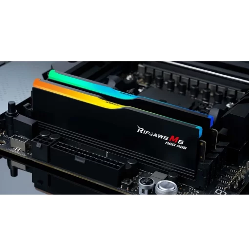 G.Skill Ripjaws M5 Neo RGB Black 32GB (2x16GB) DDR5 Memory Kit - 6000MHz CL36 (F5-6000J3636F16GX2-RM5NRK)