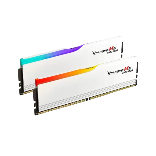 G.Skill Ripjaws M5 RGB White 32GB (2x16GB) DDR5 Memory Kit - 6000MHz CL36 (F5-6000J3636F16GX2-RM5NRW)