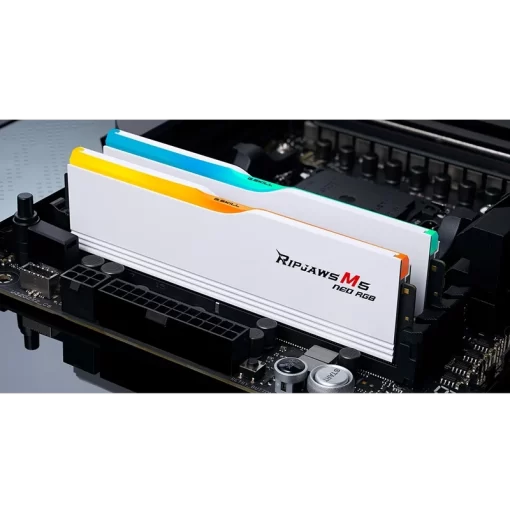 G.Skill Ripjaws M5 RGB White 32GB (2x16GB) DDR5 Memory Kit - 6000MHz CL36 (F5-6000J3636F16GX2-RM5NRW)
