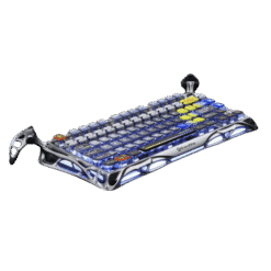 GravaStar Mercury K1 Pro Special Edition - Insterstellar Silver Gaming Keyboard