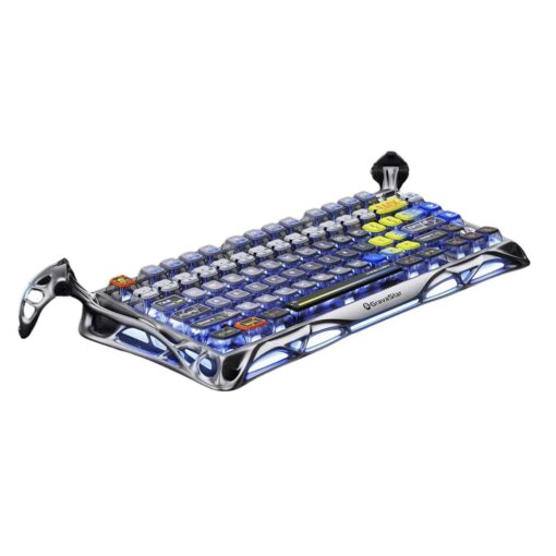 GravaStar Mercury K1 Pro Special Edition - Insterstellar Silver Gaming Keyboard