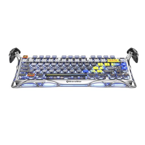 GravaStar Mercury K1 Pro Special Edition - Insterstellar Silver Gaming Keyboard