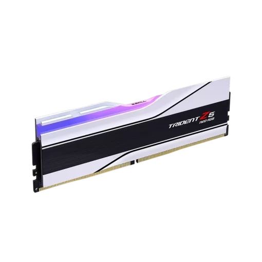 G.Skill Trident Z5 Neo RGB White 64GB (2x32GB) DDR5 Memory Kit - 6000MHz CL36 (F5-6000J3636F32GX2-TZ5NRW)