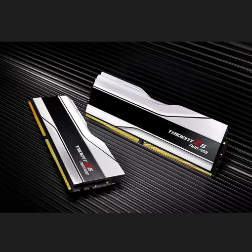 G.Skill Trident Z5 Neo RGB White 64GB (2x32GB) DDR5 Memory Kit - 6000MHz CL36 (F5-6000J3636F32GX2-TZ5NRW)