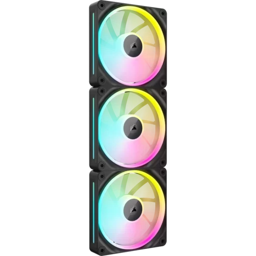 CORSAIR iCUE LINK LX120 RGB Black 120mm PWM Fans Starter Kit Fans - 120mm 2400RPM Static Pressure RGB Fan
