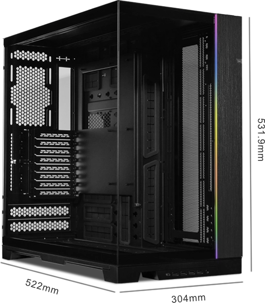 Lian Li O11 Dynamic EVO XL White Tempered Glass ATX Mid Tower Case 27 O11D EVO XL 010 1