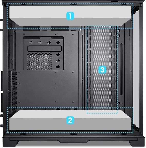 Lian Li O11 Dynamic EVO XL White Tempered Glass ATX Mid Tower Case 29 O11D EVO XL 012