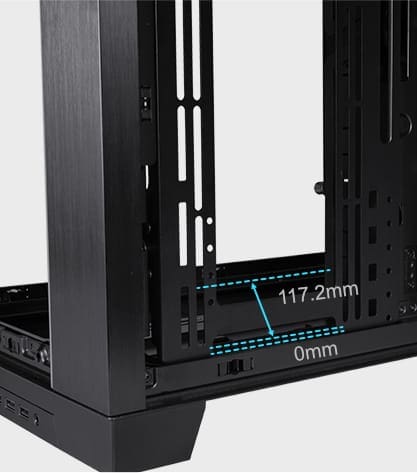 Lian Li O11 Dynamic EVO XL White Tempered Glass ATX Mid Tower Case 46 O11D EVO XL 023